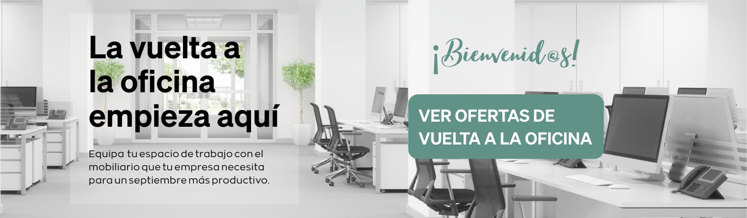VUELTA A LA OFICINA CON DESCUENTOS EN MOBILIARIO DE OFICINA
